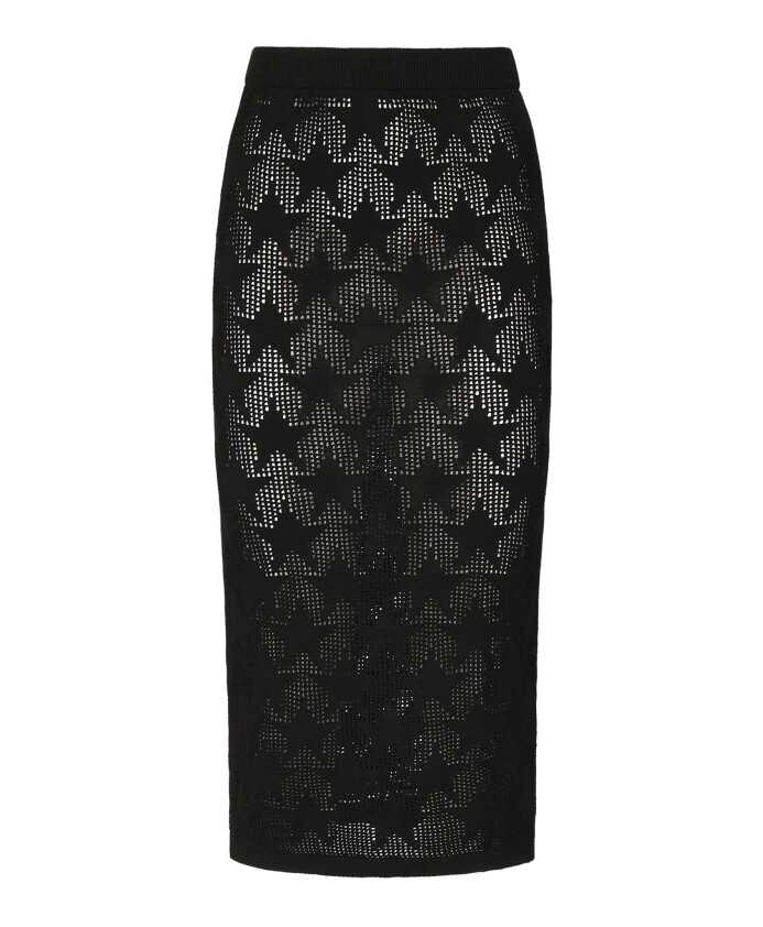 jupe-noire-a-motif-etoile