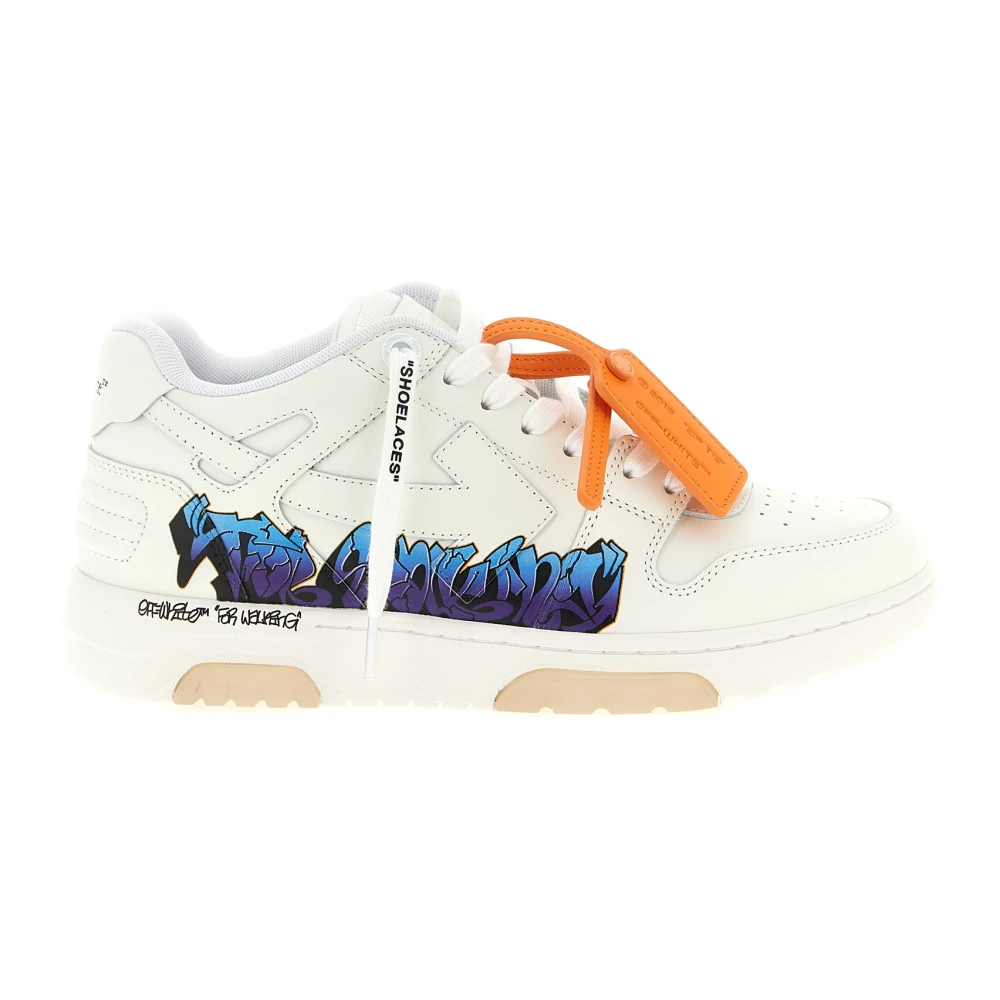 Off White Men's White Off Sneakers, 7 Uk, Out Of Office For Walking Trainers