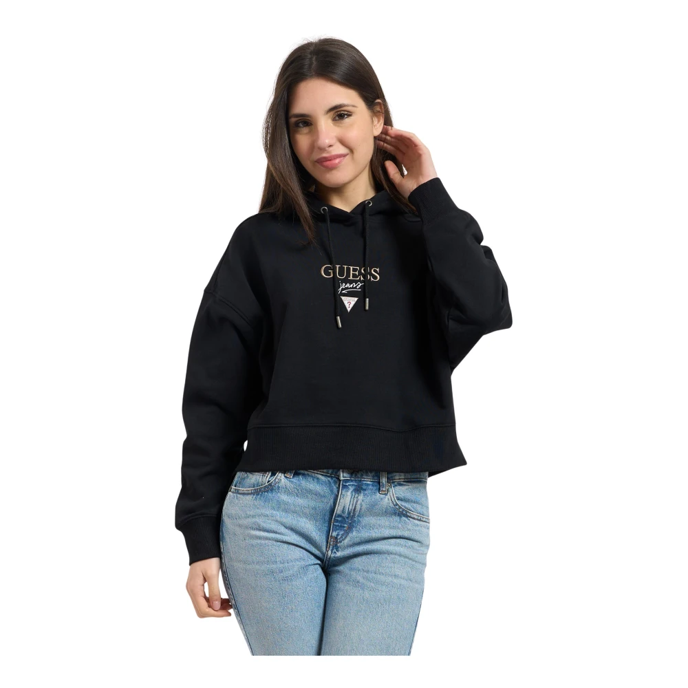 Guess Baker Hoodie - Female - Hoodies - Black - Xs - Sweatshirts & Hoodies
