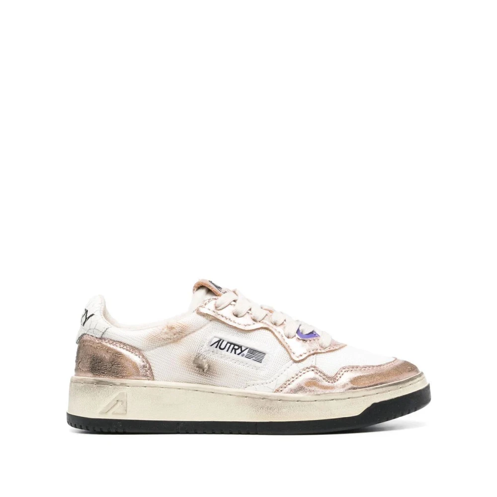 Autry Vintage Lage Sneakers Dames Schoenen Veelkleurig Multicolor