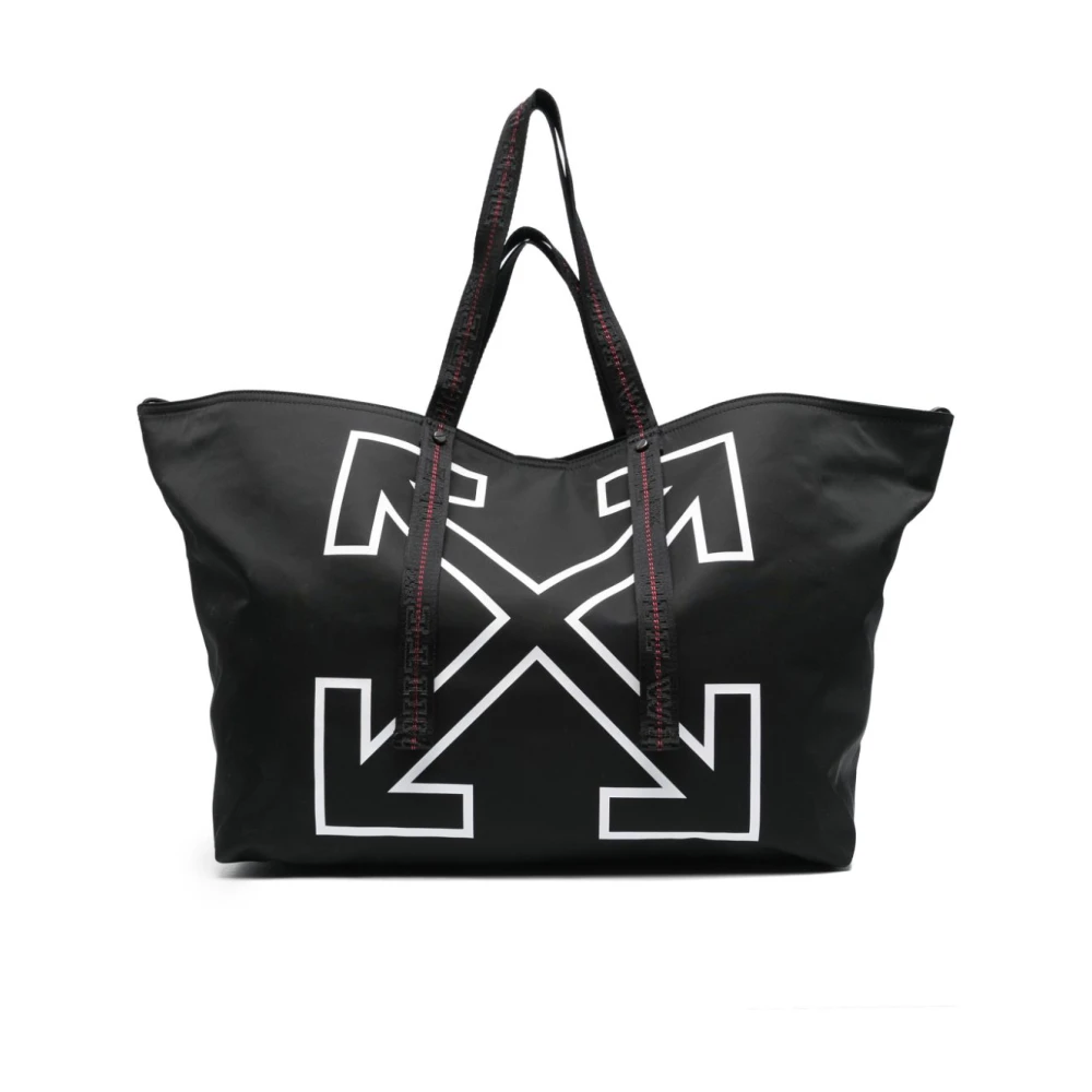 Off White Zwarte tassen met stijl Black Heren