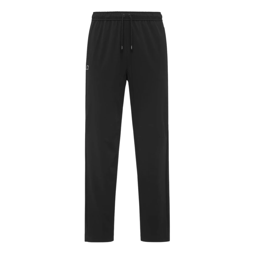 K-Way Men's Black Straight Trousers, S, Merager Travel Trousers