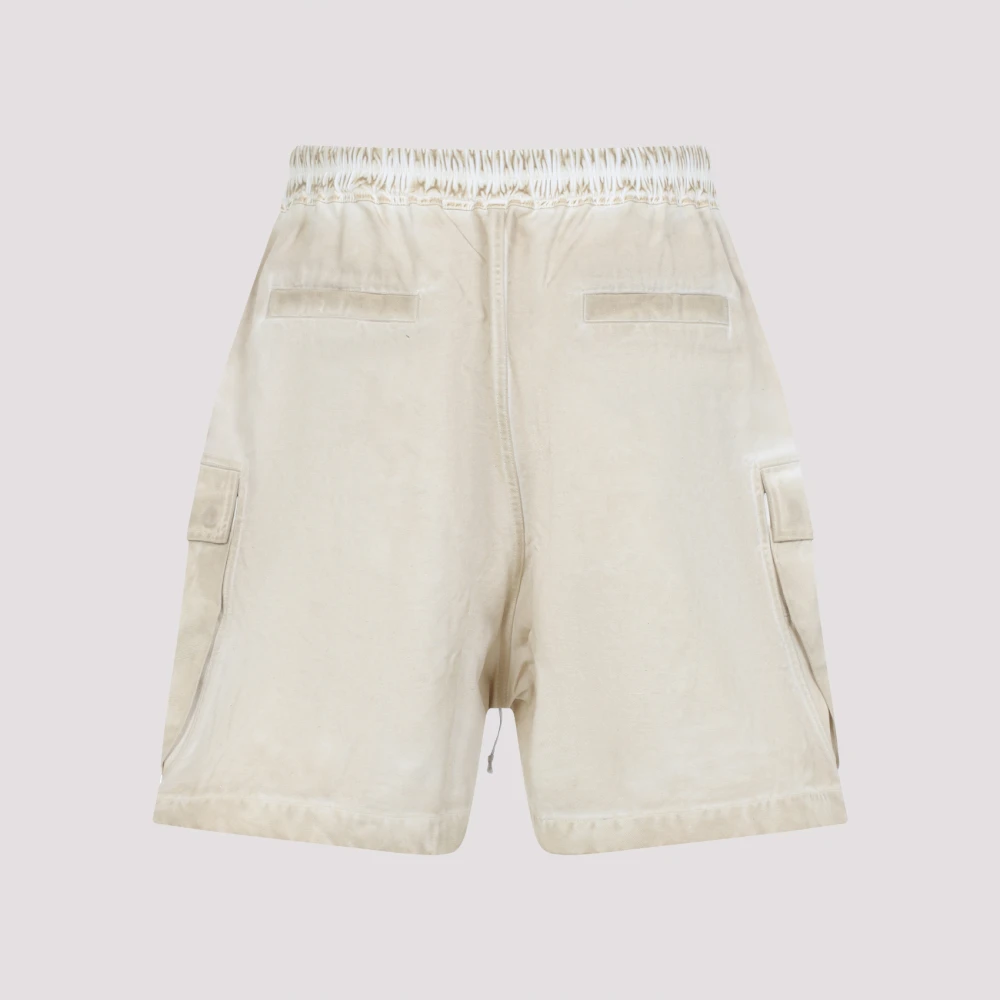 Rick Owens Cargo Style Shorts Beige Heren