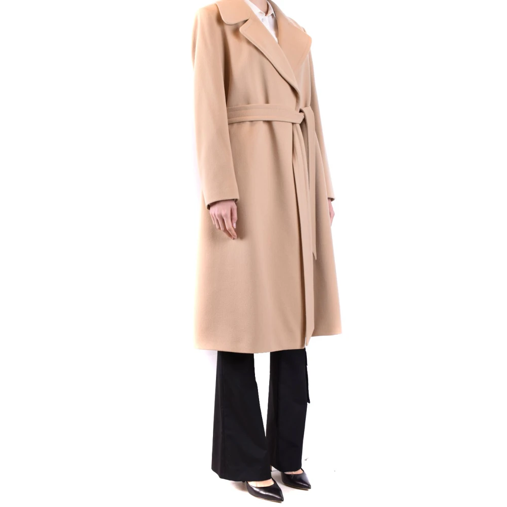 Tagliatore Beige Jassen Mantels voor Dames Aw23 Beige Dames