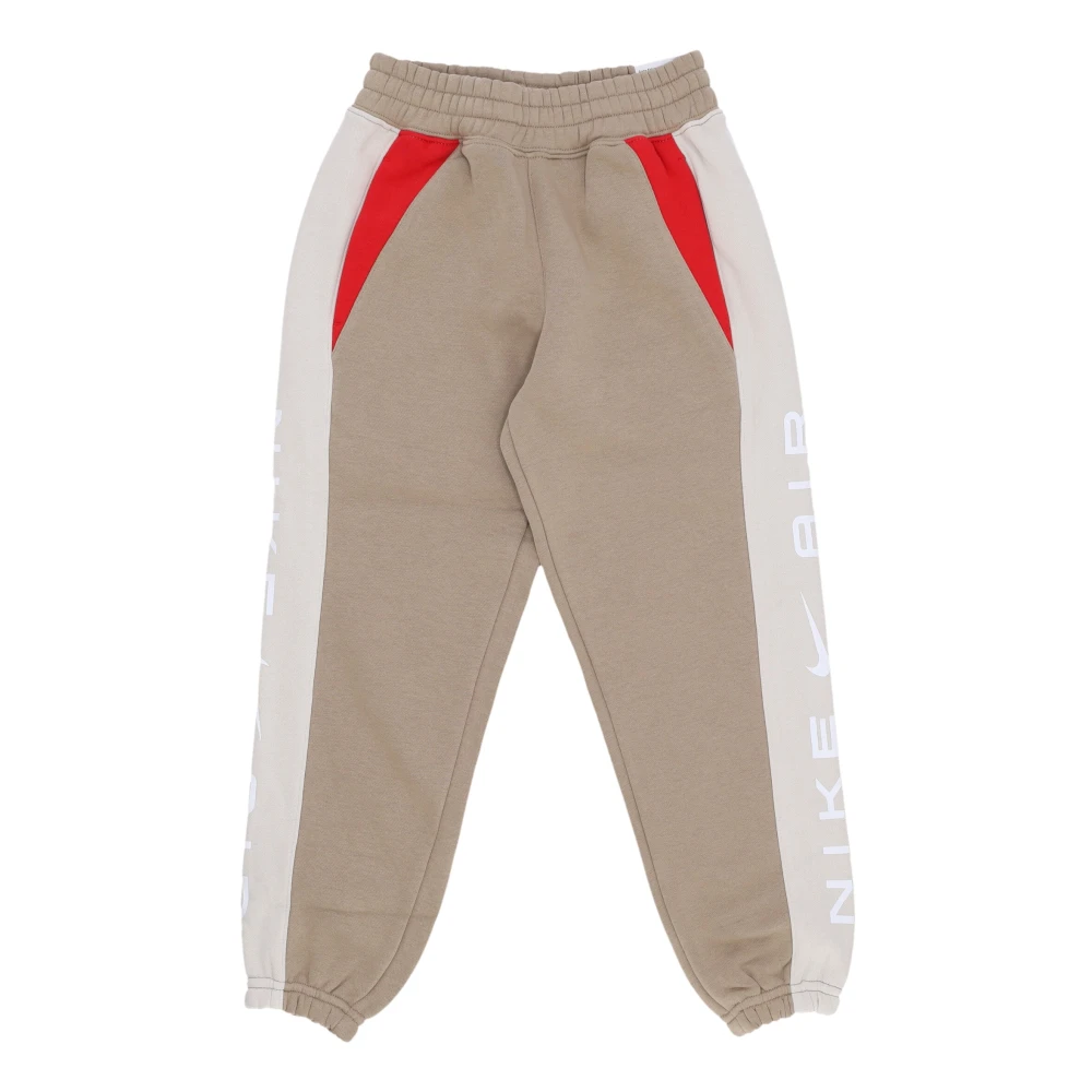 Nike Boys Brown Sweatpants, S, Air Pant Khaki/Lt Orewood Joggers