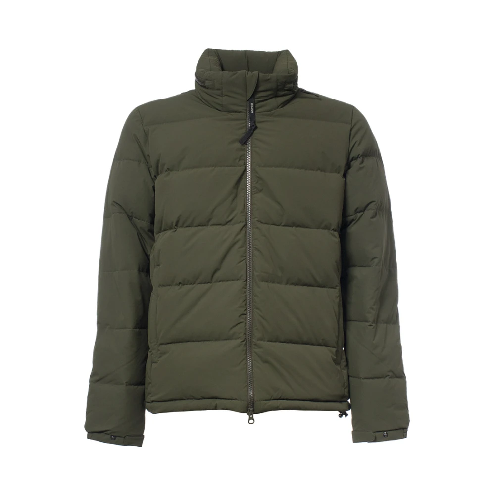 Aspesi Groene donsjas met capuchon Green Heren