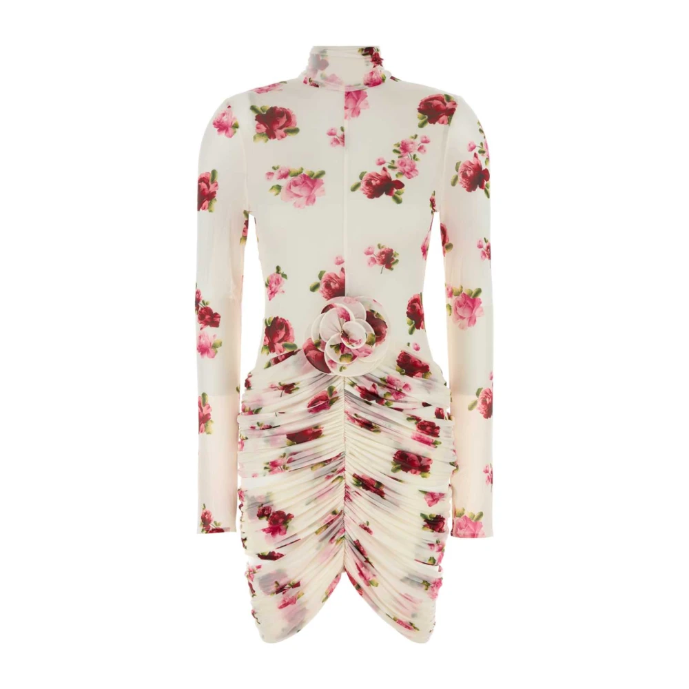 Magda Butrym Crème Print Jurk voor Pf24 Seizoen Beige Dames
