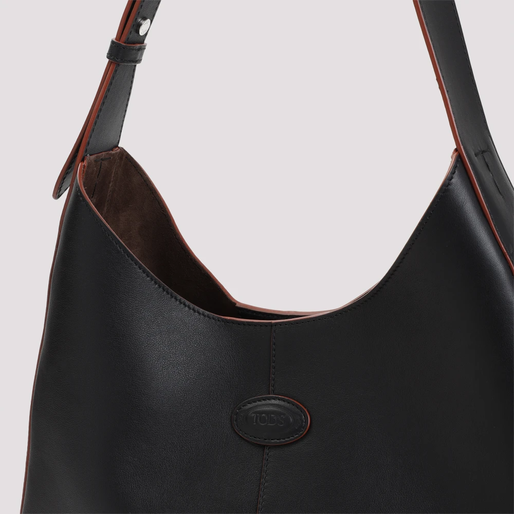 TOD'S Zwarte Shopper Tas voor Vrouwen Black Dames