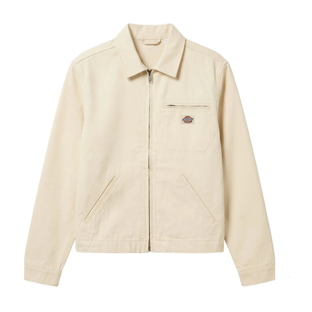Dickies Women's Beige Unlined Canvas Painter Jacket - Light Jackets - M - Jackets