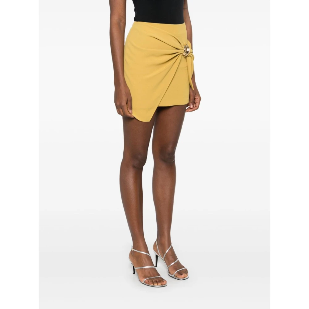 Elisabetta Franchi Stijlvolle Rokken Collectie Yellow Dames