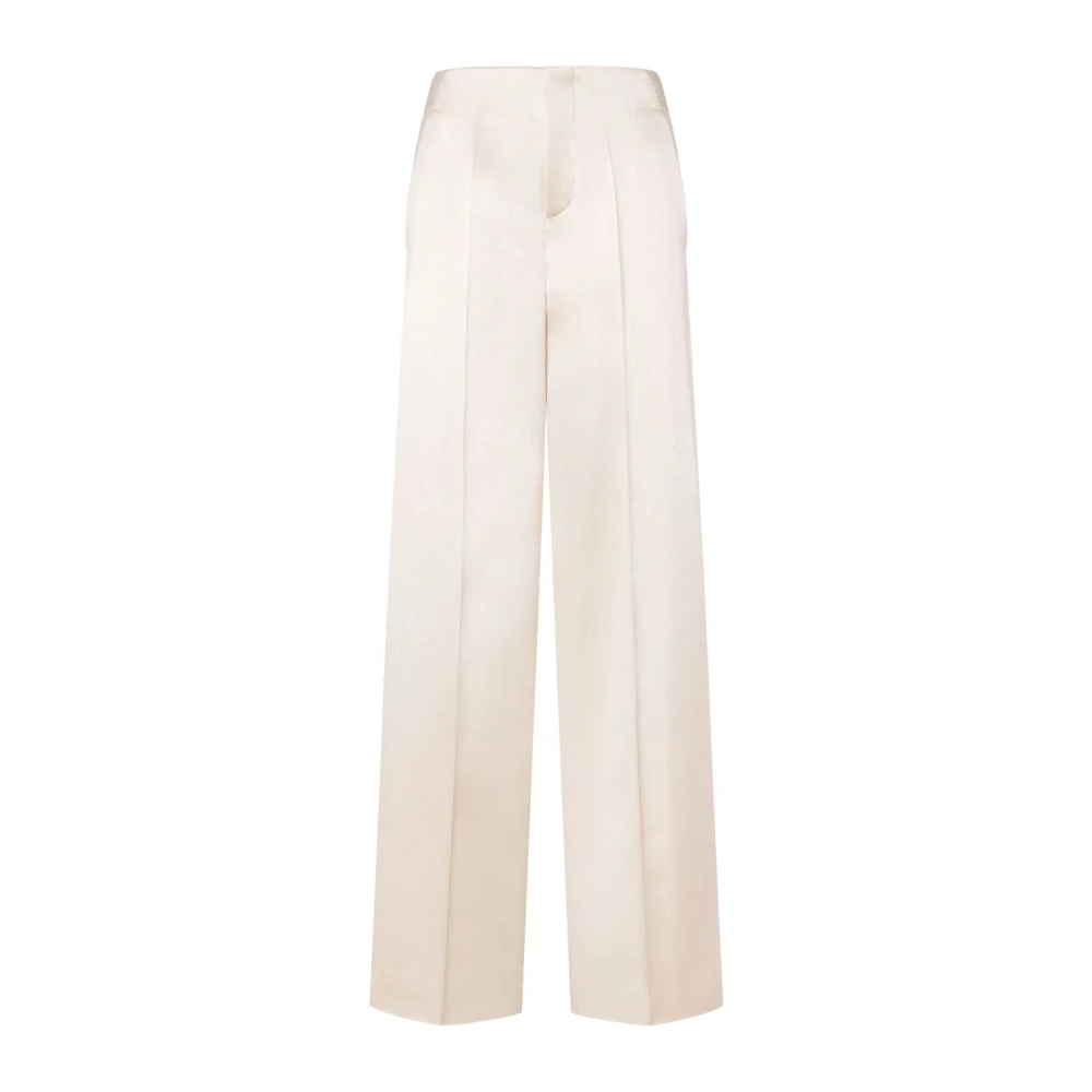 Philosophy Di Lorenzo Serafini White Philosophy By Lorenzo Serafini Trousers - Female - Wide Trousers - Xs - Trousers