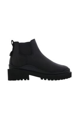 Stivali Chelsea Oasis In Pelle Nera – Donna – Tacco Alto Platform – Nuovi - Foto 2