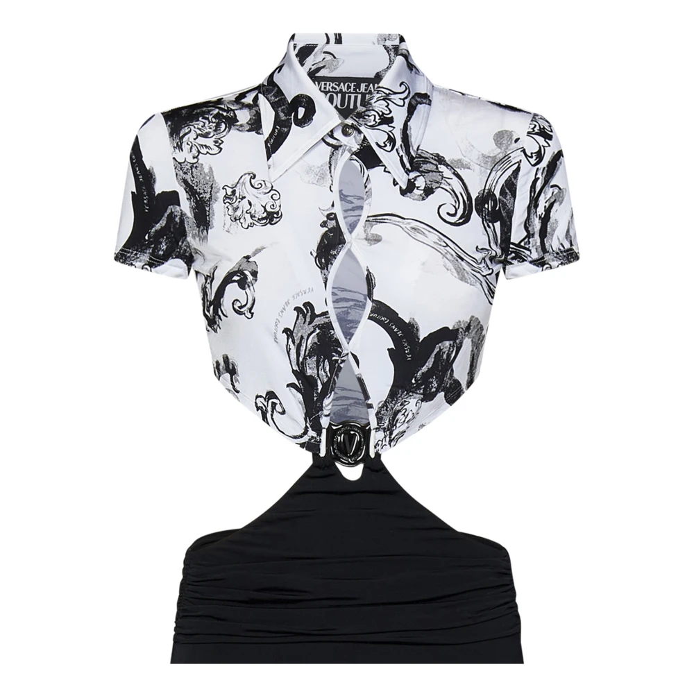 Versace Jeans Couture Shirt Dresses White Dames