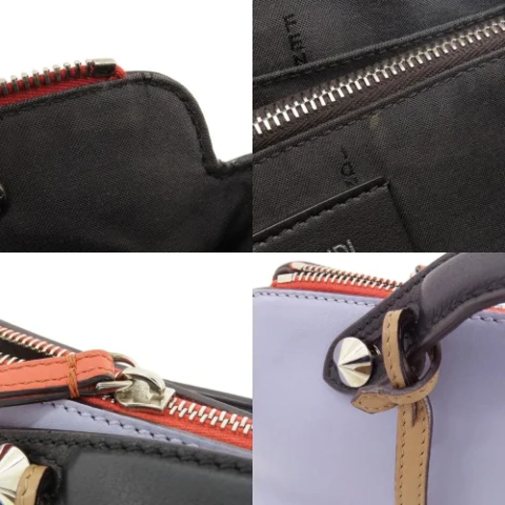 Fendi Vintage Pre-owned Fabric handbags Purple Dames