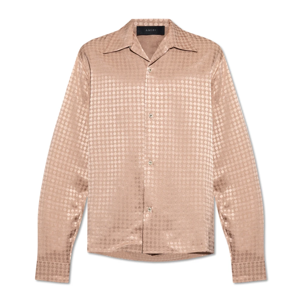 Amiri Gestreept overhemd Pink Heren