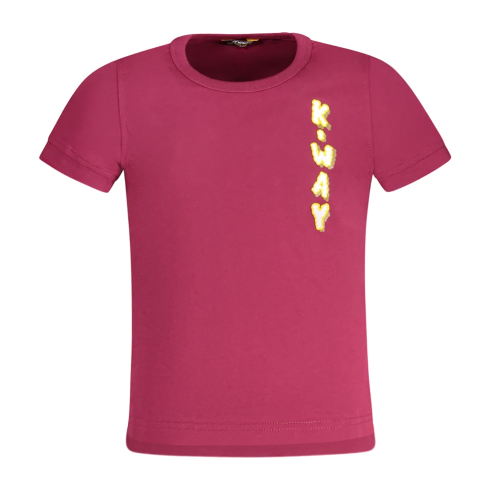 K-Way Unisex Purple Emel Cloudy T-Shirt