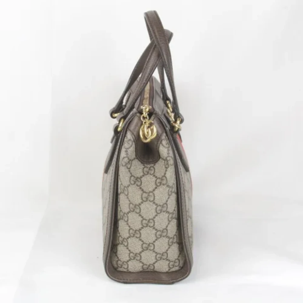 Gucci Vintage Pre-owned Canvas gucci-bags Brown Dames