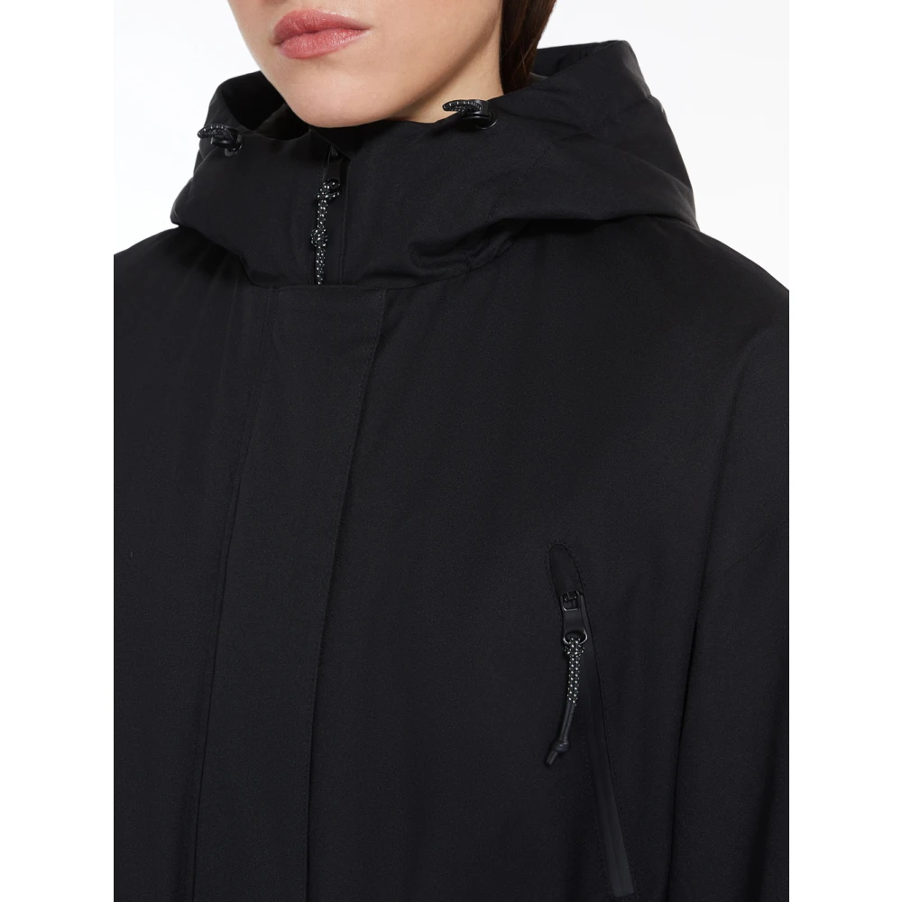 Max Mara Natalin Parka Black Dames