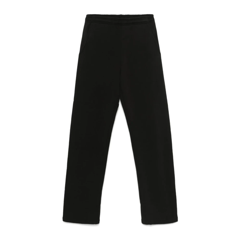 Entire Studios Straight Leg Sweatpant in Soot Black Heren