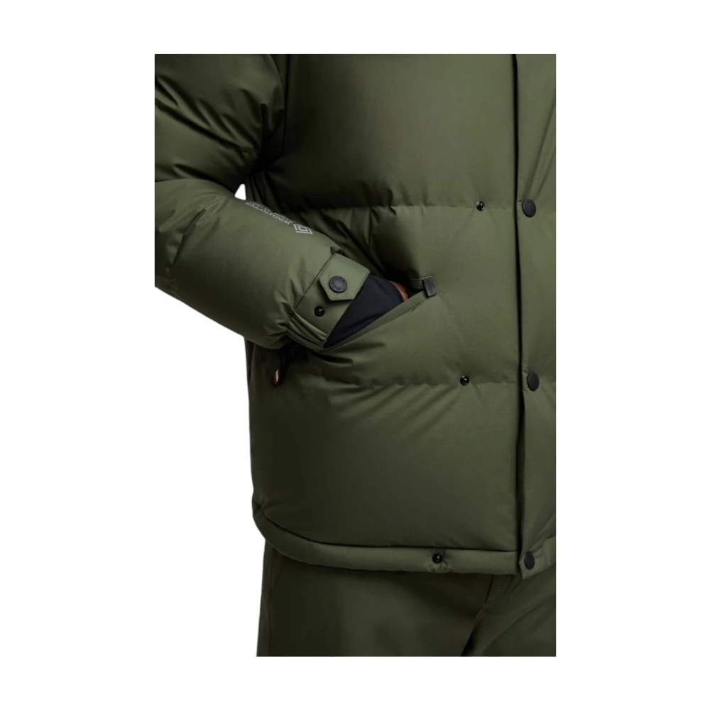 Moncler Gore-Tex Hooded Ski Donsjas Green Heren