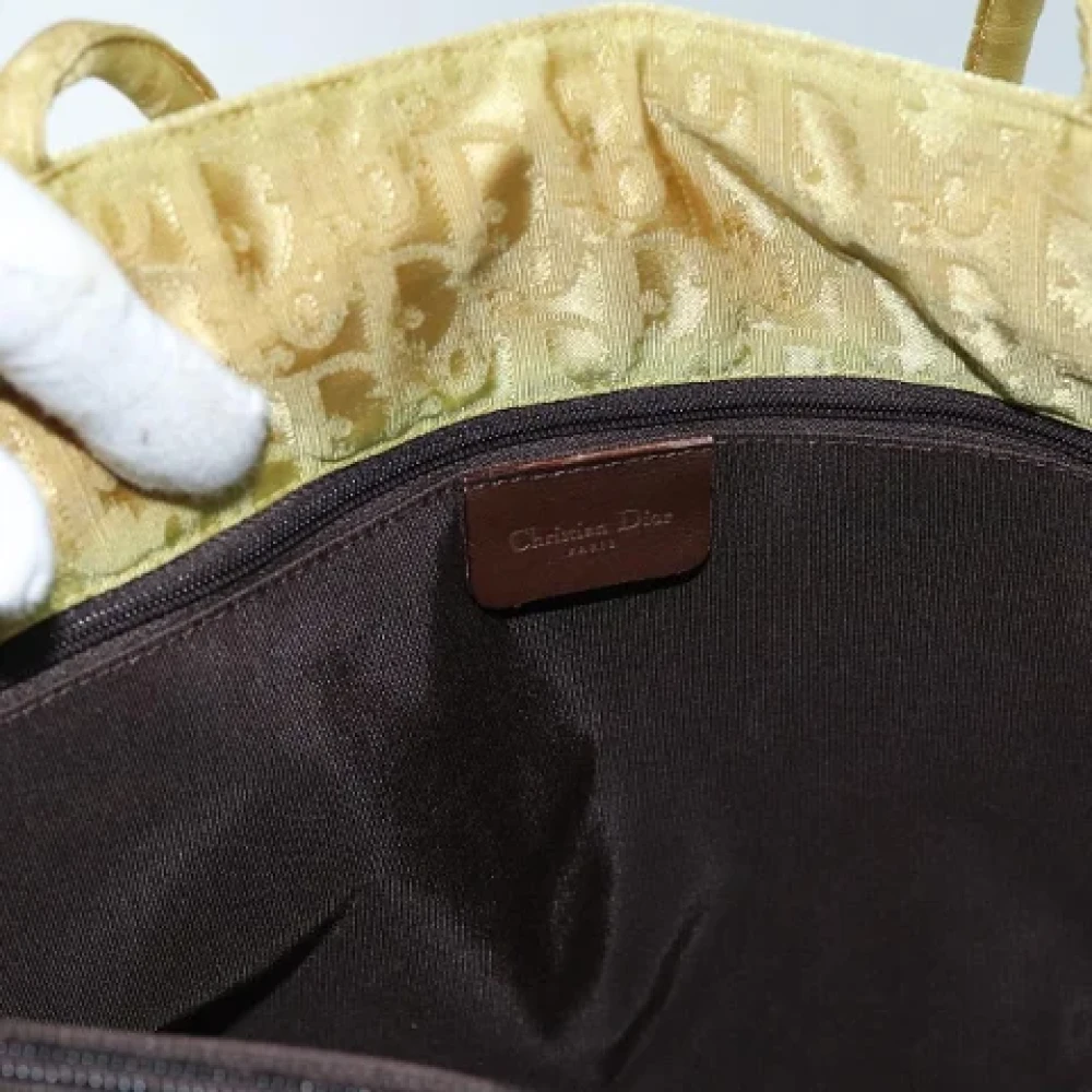 Dior Vintage Pre-owned Canvas totes Green Dames