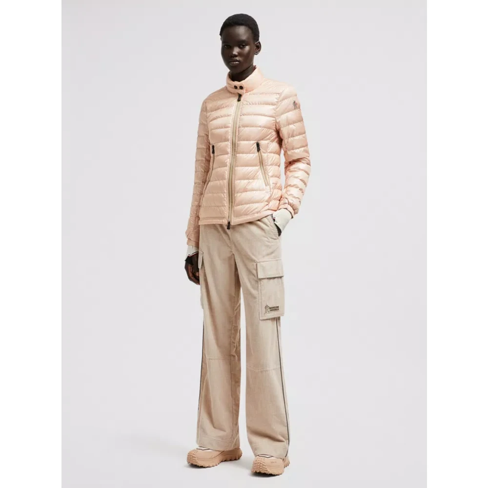 Moncler Roze Donsgevulde Opvouwbare Jas Pink Dames