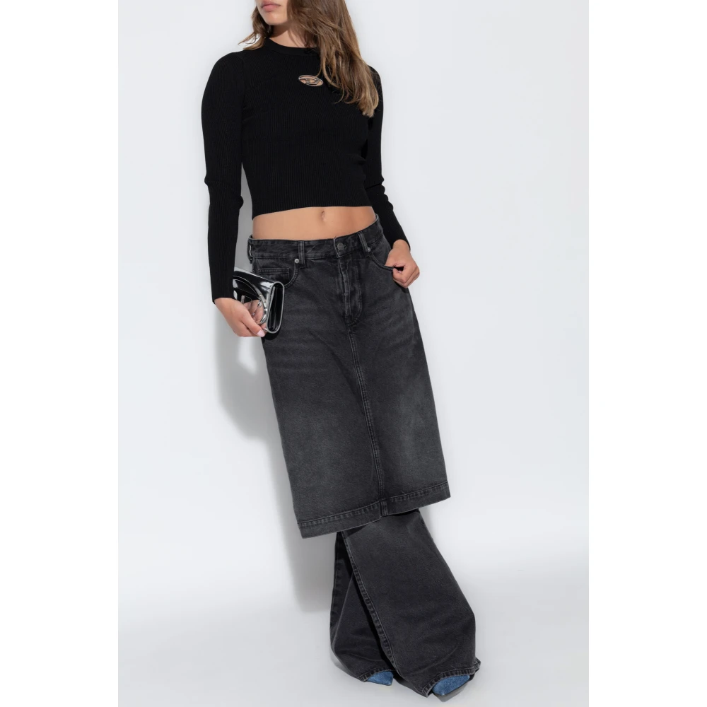Diesel Sweater `M-Valari` Black Dames