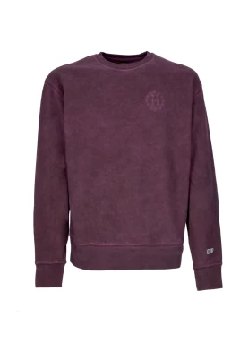 Galaxies Faded Crewneck Sweatshirt Wine