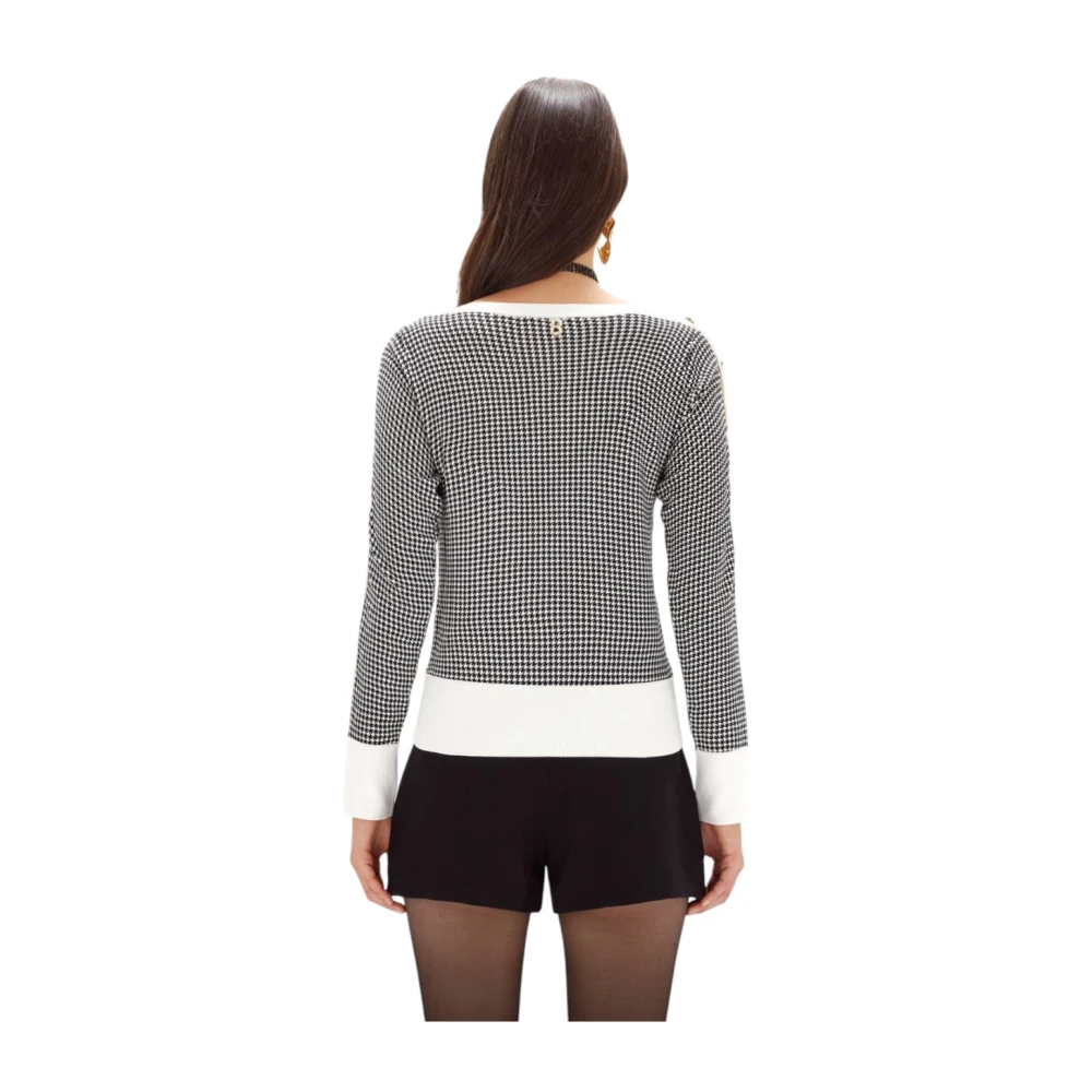 Blugirl Stijlvolle Gebreide Top Black Dames