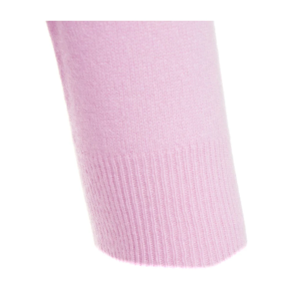 MVM Rose Cashmere Short-sleeved Sweater Pink Dames