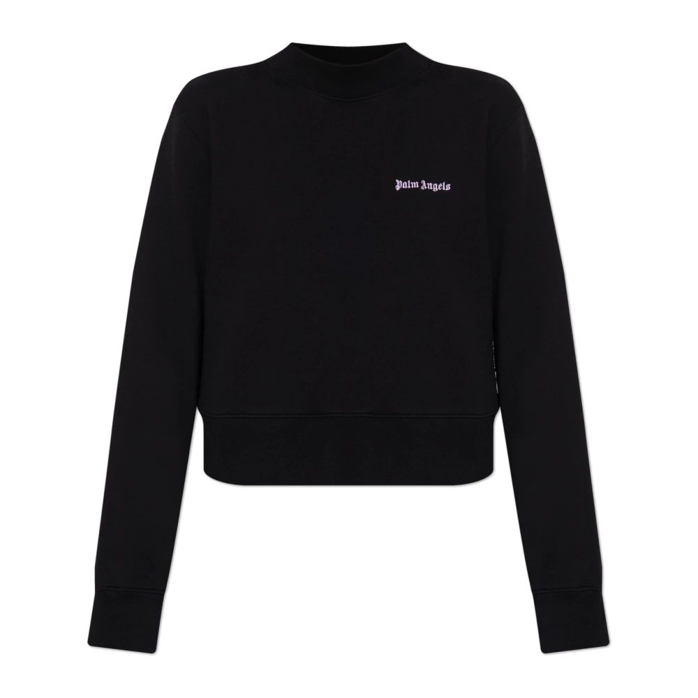 Palm Angels Sweatshirt met Logo Black Dames