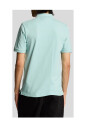 polo-bleu-imprime-avec-col