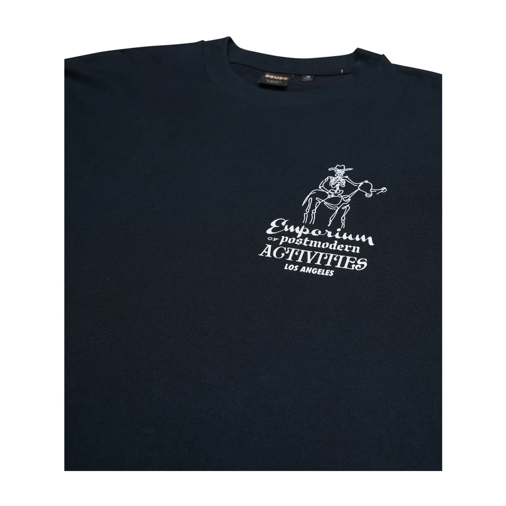Deus Ex Machina LA Address Tee met opvallende prints Black Heren