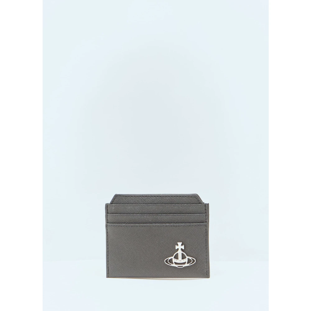 Vivienne Westwood Saffiano Finish Kaarthouder Black Heren
