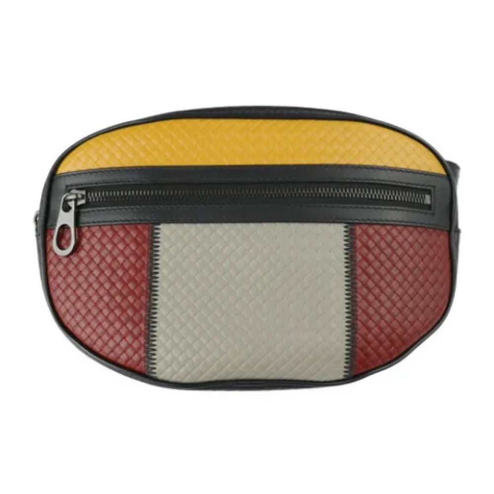 Bottega Veneta Vintage Pre-owned Leather crossbody-bags Multicolor Dames