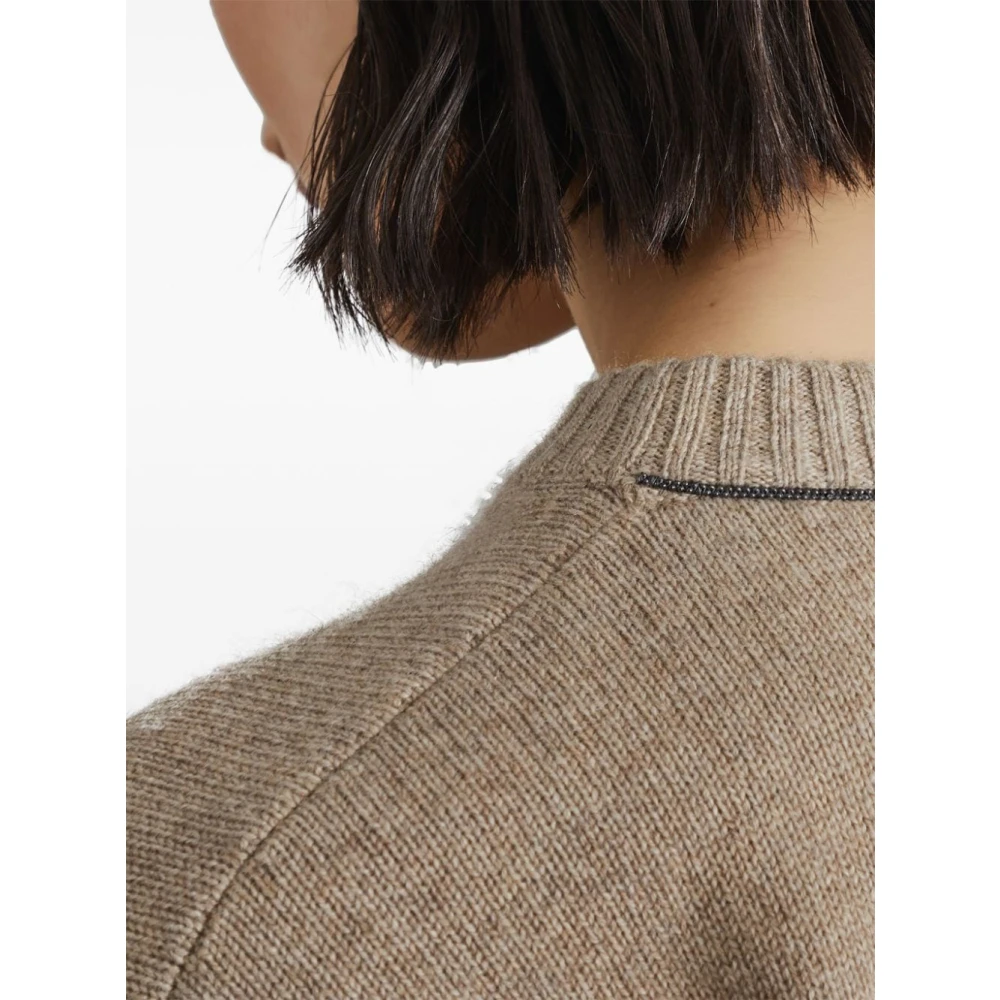 BRUNELLO CUCINELLI Bruine Sweaters voor Mannen Brown Dames