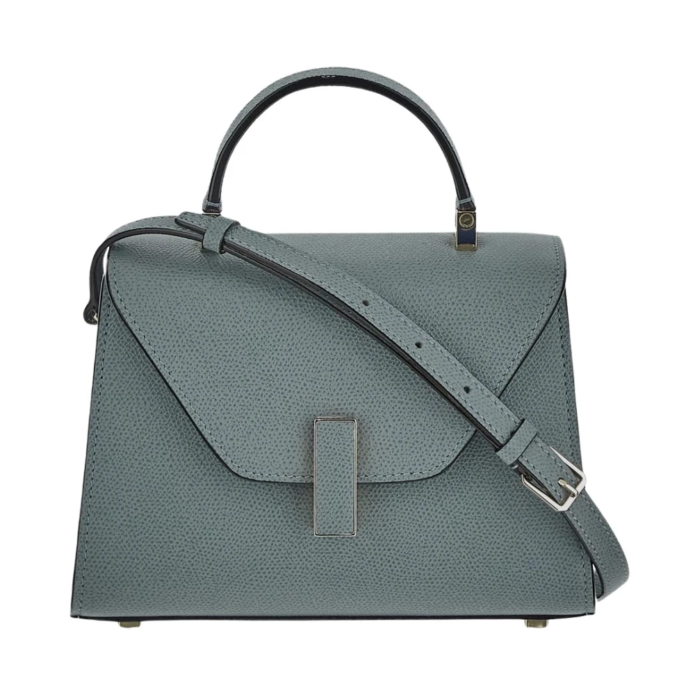 Valextra Leren Micro Tas Blue Dames