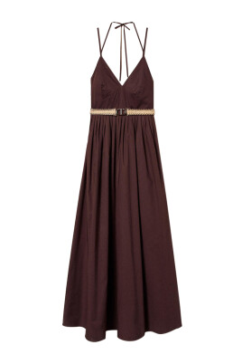 brown-longuette-dress-with-rafia-belt