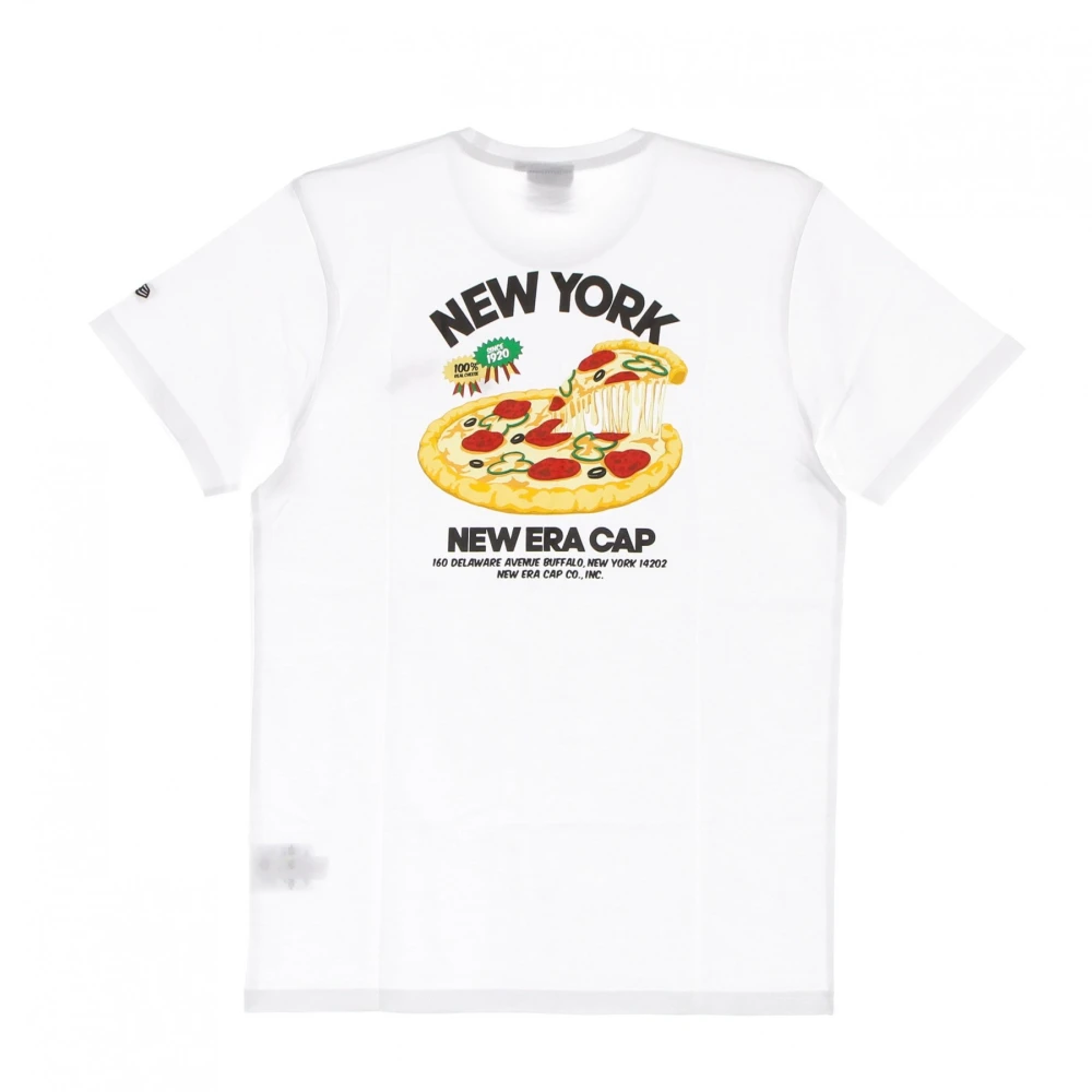 New era NE Food Pack Tee Wit Oranje White Heren