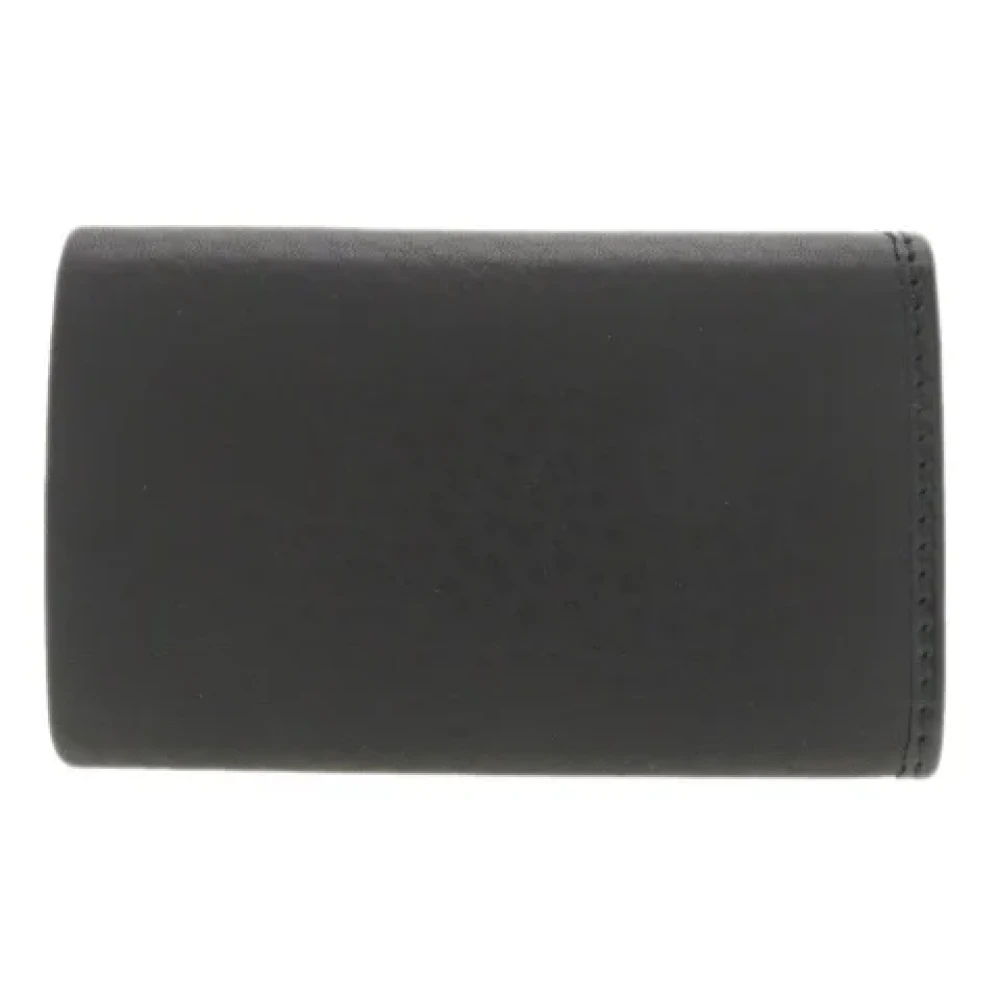 Gucci Vintage Pre-owned Leather key-holders Black Dames