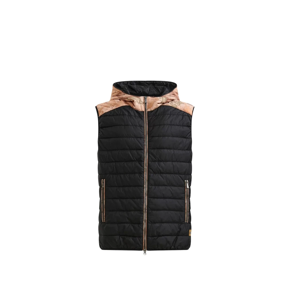 Alviero Martini 1a Classe Elegante Zwarte Trui Black Heren