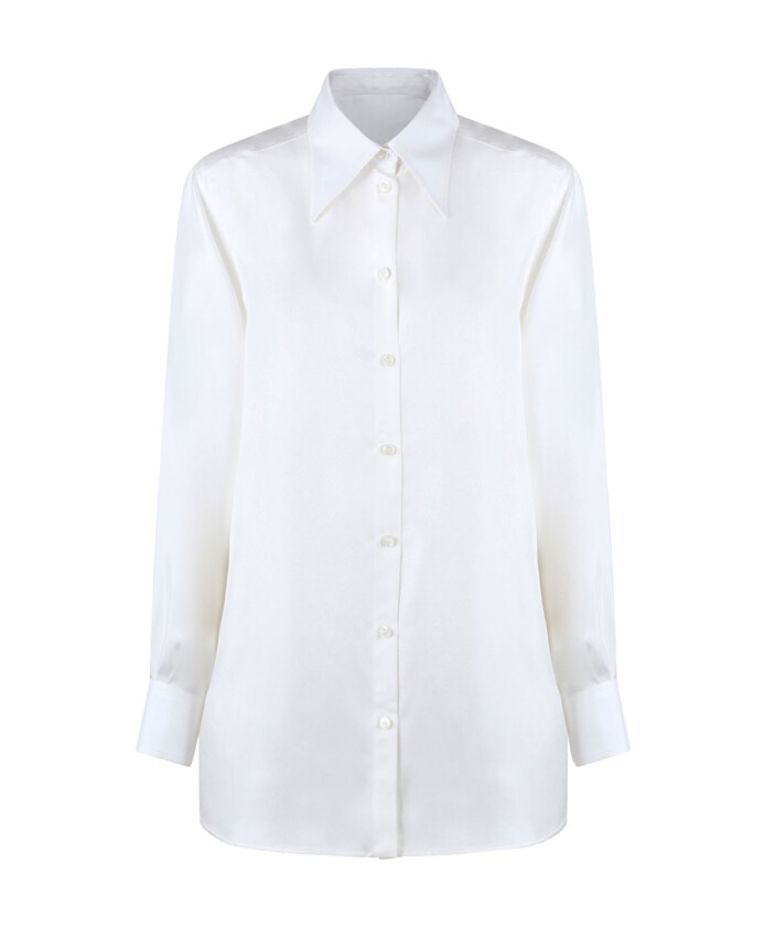 chemise-en-soie-blanche