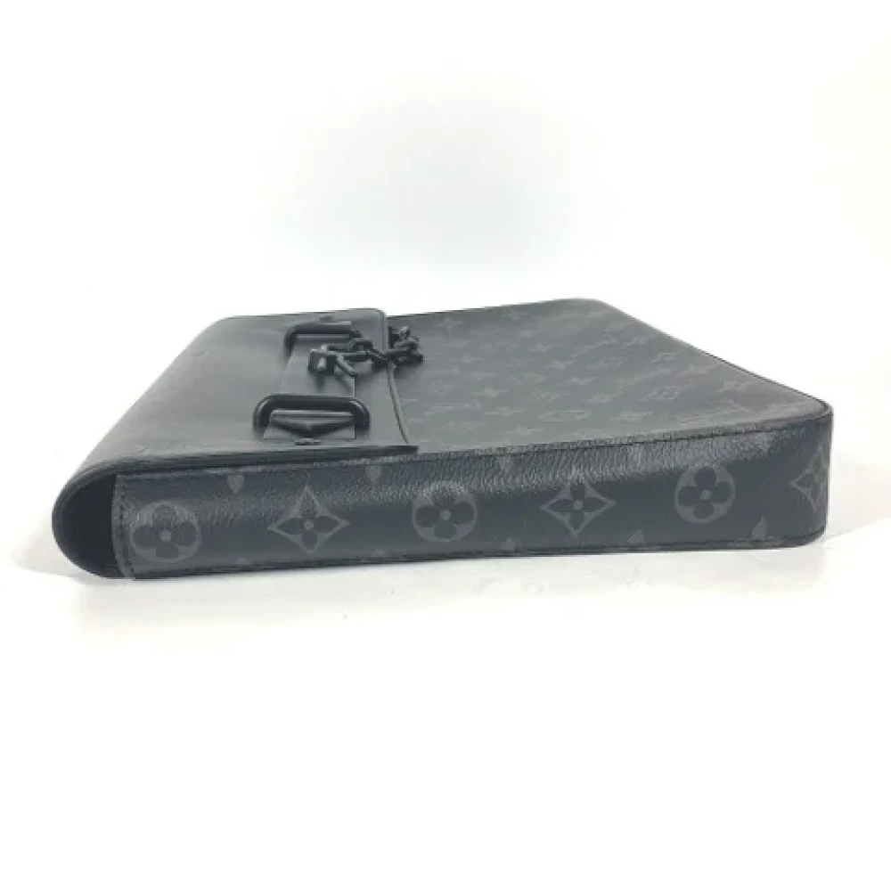 Louis Vuitton Vintage Pre-owned Cotton wallets Black Dames