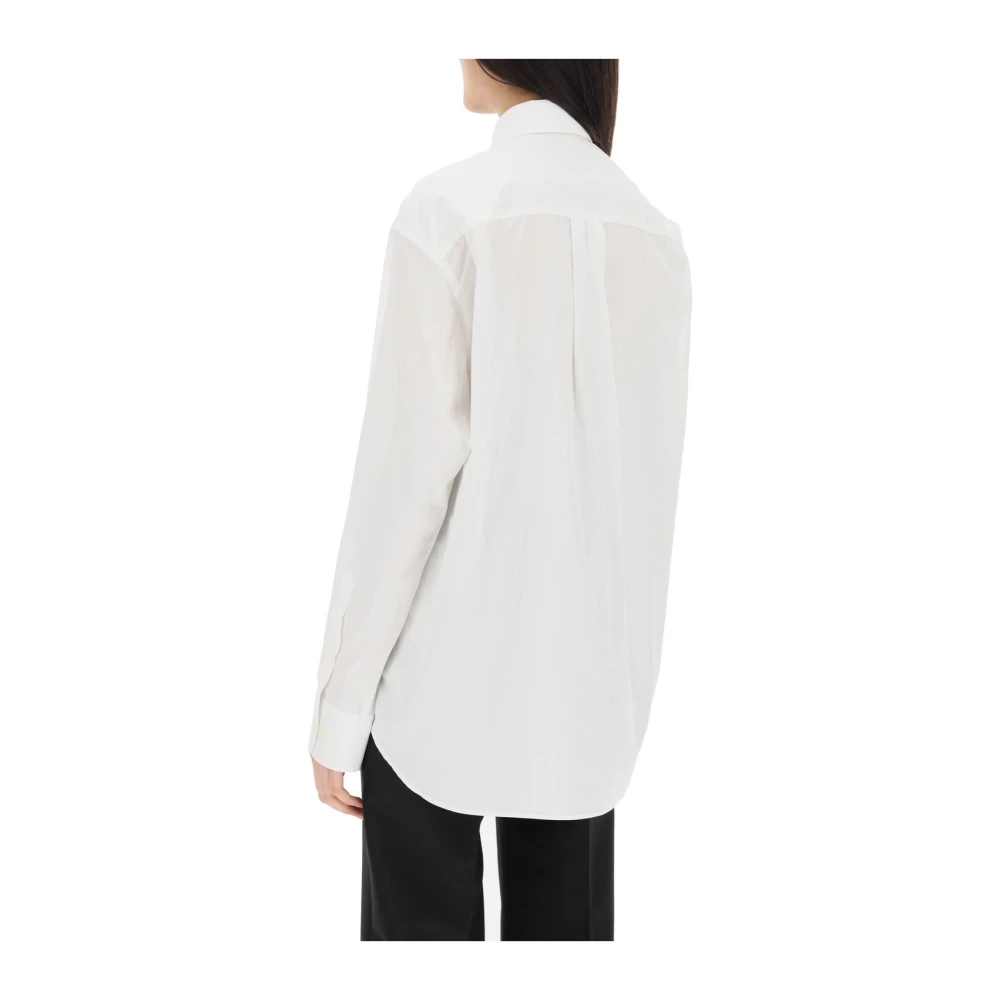 Wardrobe.nyc Klassieke Witte Button-Up Overhemd White Dames