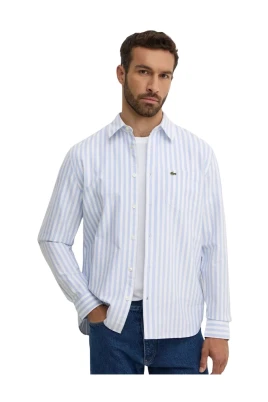 Regular Fit Randig Oxford-skjorta