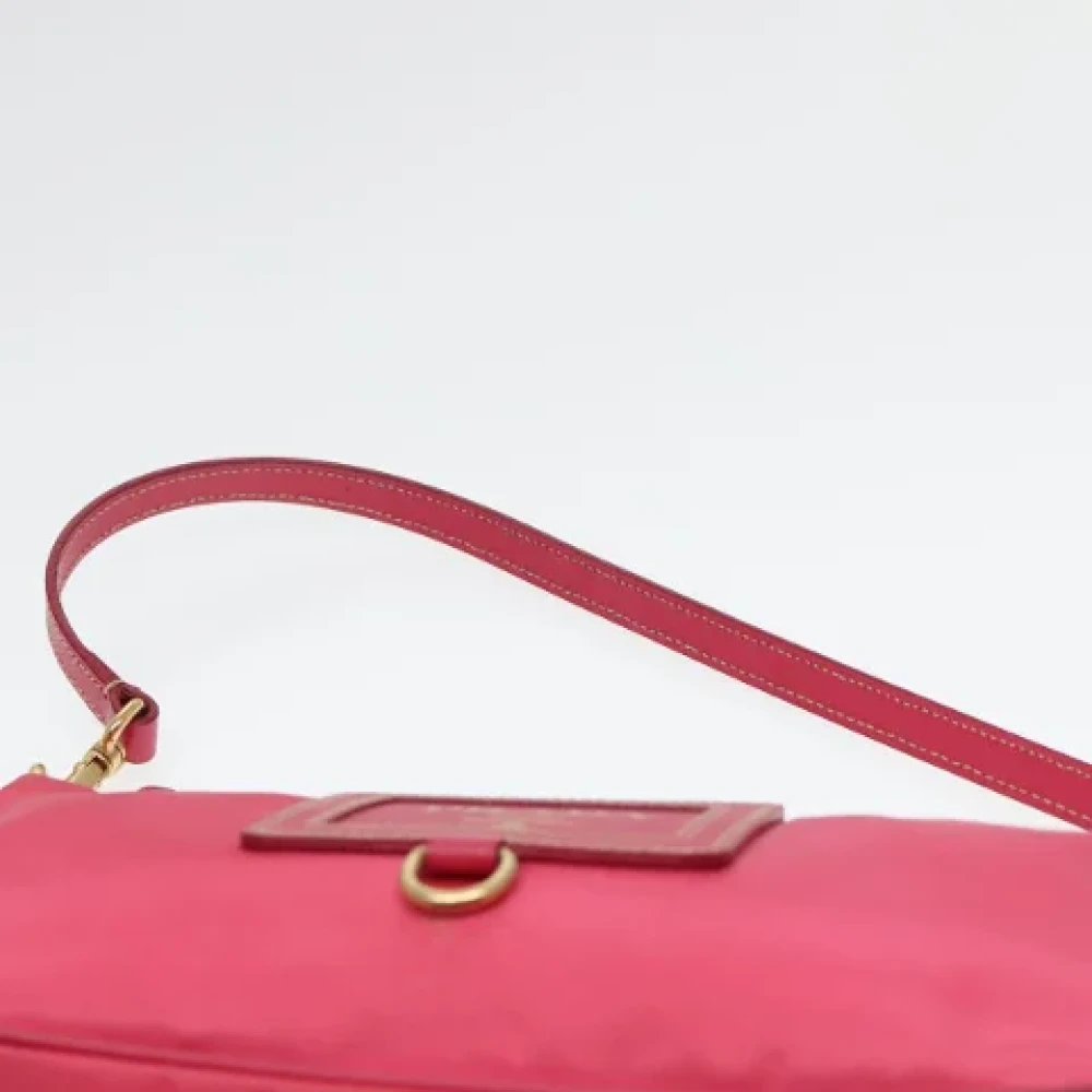 Prada Vintage Pre-owned Nylon pouches Pink Dames