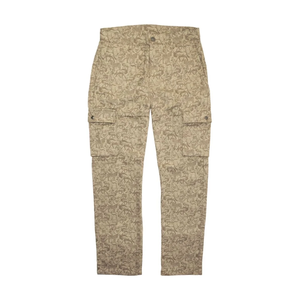 Daily Paper Cropped Trousers Beige Heren