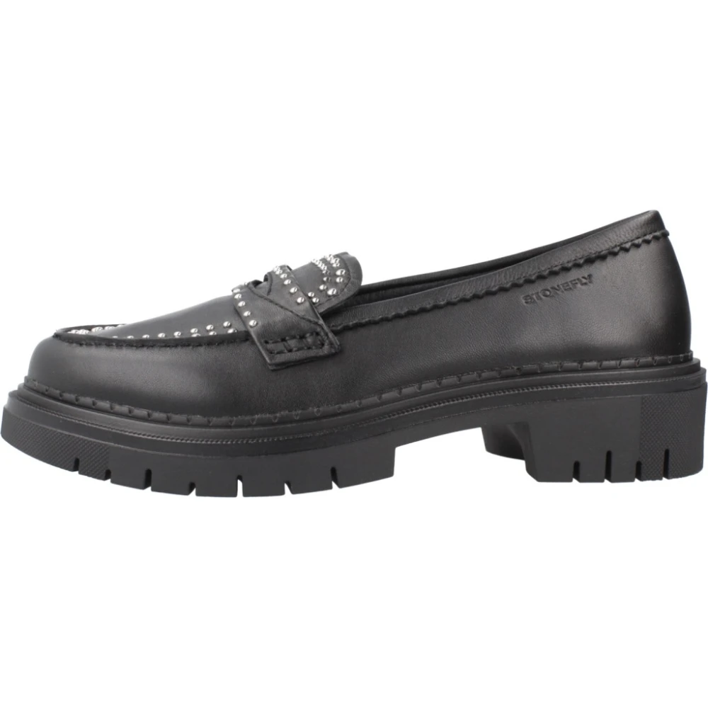 Stonefly Donna Nero - Rhea 1 Nap Studs - Shoes - 37 Eu