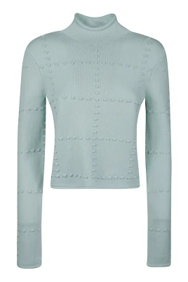 Popcorn Turtle Neck Sweater