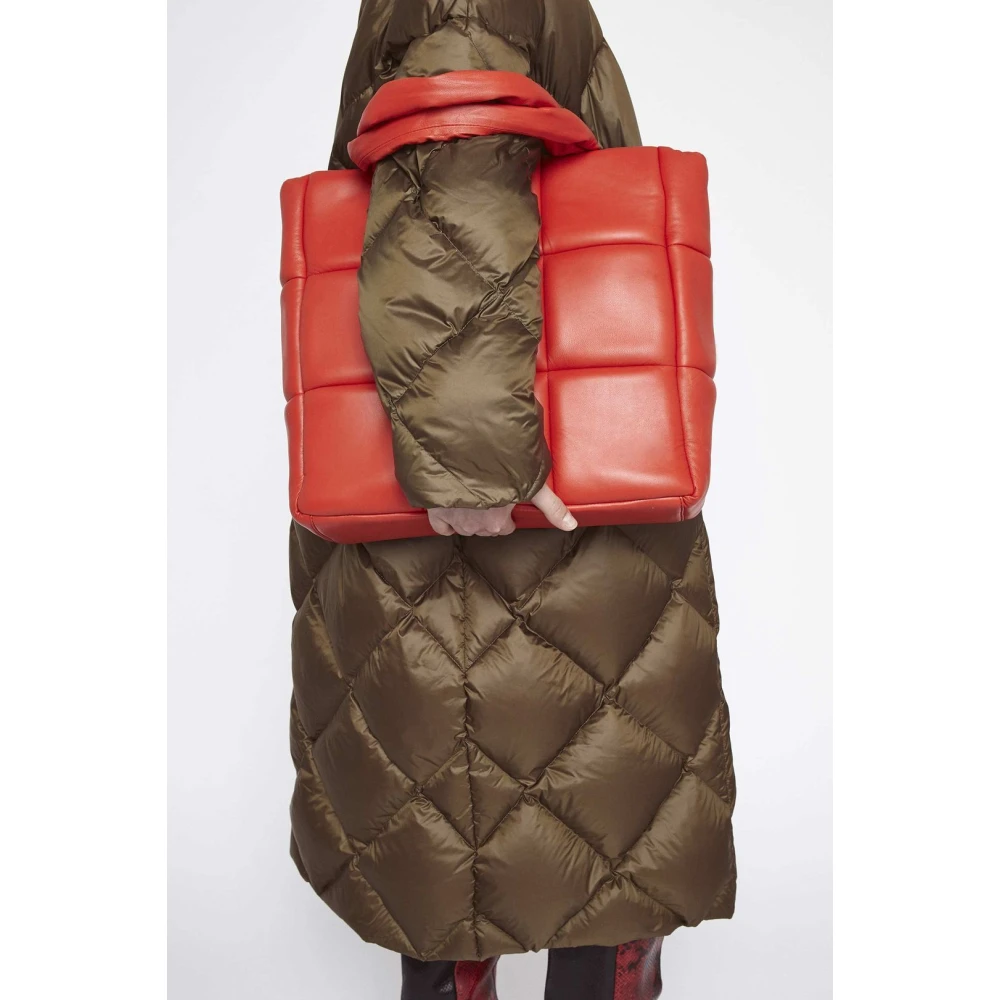 Stand Studio Diamant Gewatteerde Hooded Winterjas Green Dames